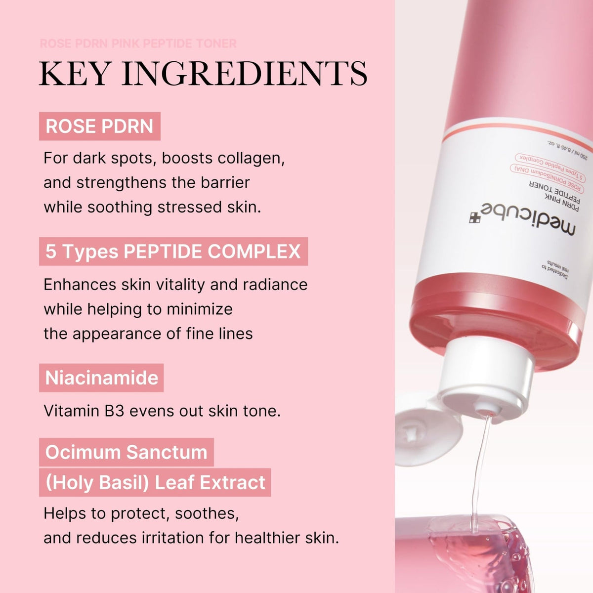 MedicubeMedicube PDRN Pink Cica Soothing Toner 250mlSkinShop