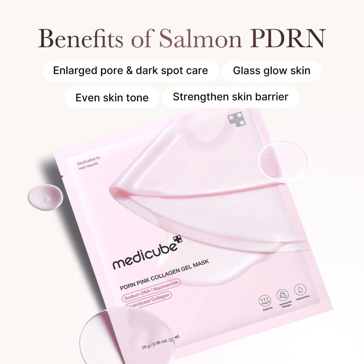 MedicubeMedicube PDRN Pink Collagen Gel Mask 4 PackSkinShop