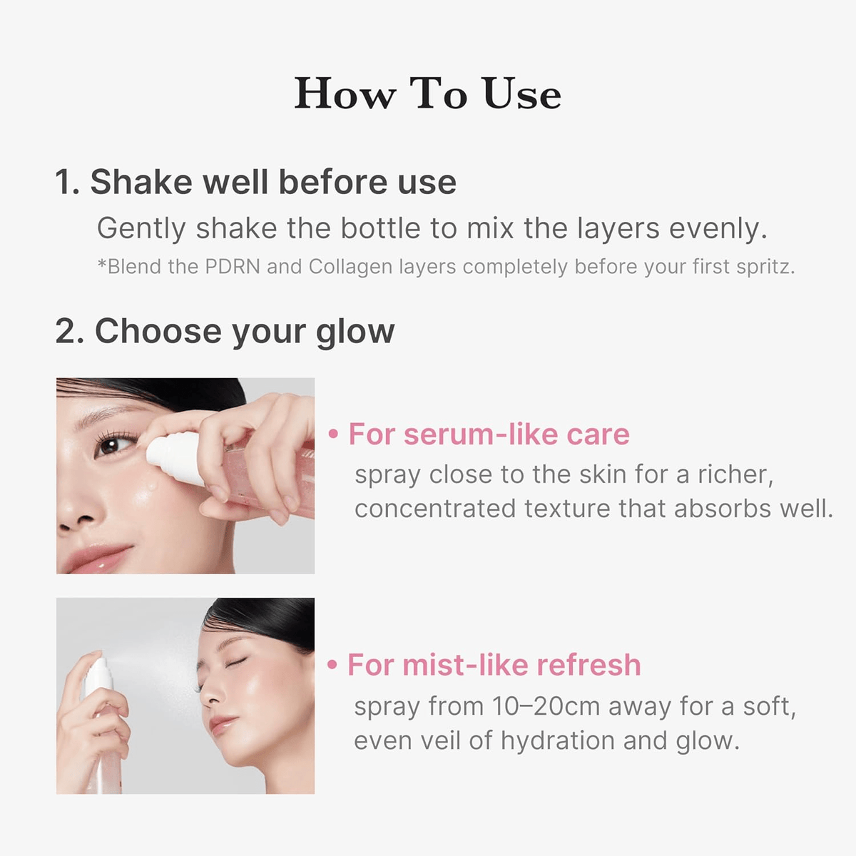 MedicubeMedicube PDRN Pink Collagen Glow Jelly Mist Serum 60mlSkinShop