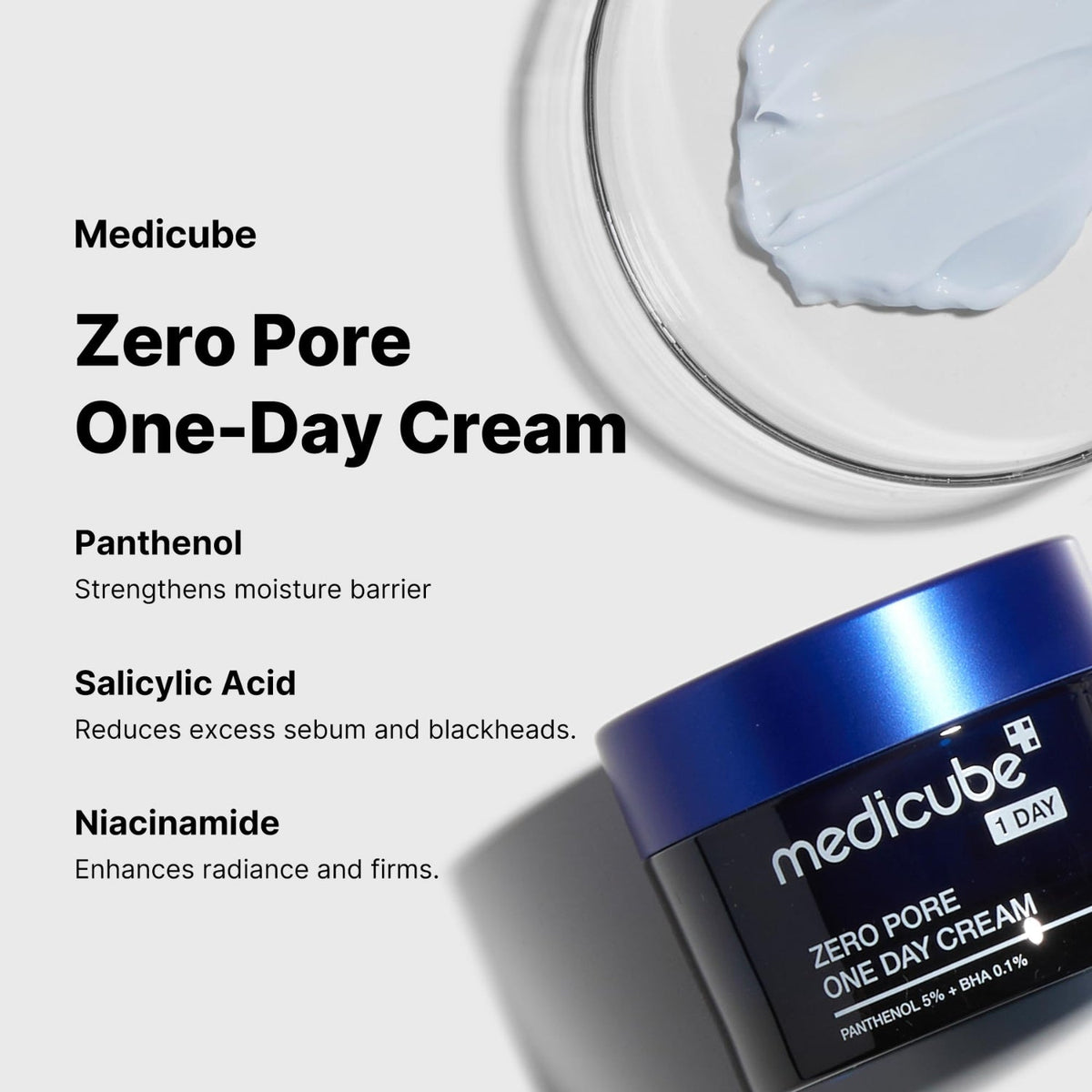 MedicubeMedicube Zero Pore One Day Cream 50mlSkinShop