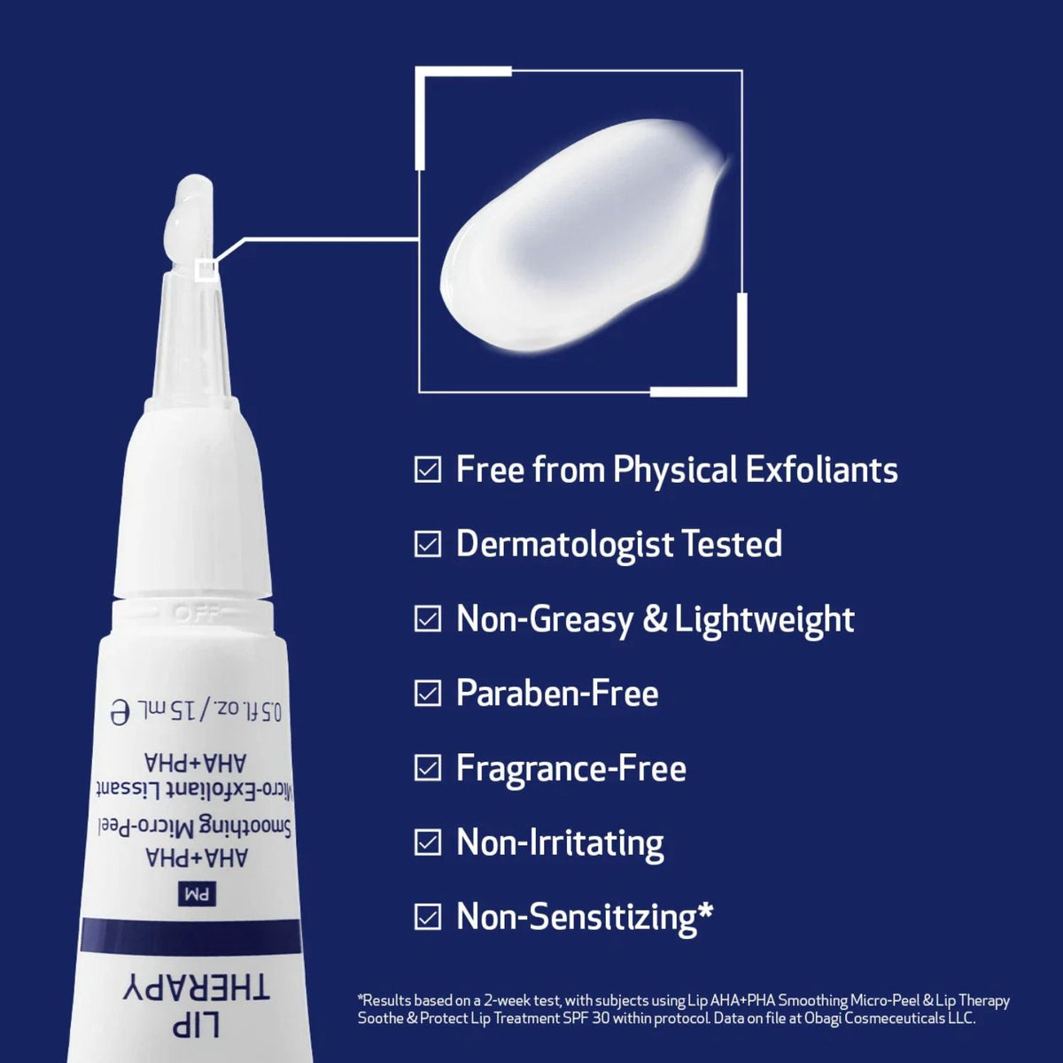 Obagi Lip Therapy AHA + PHA Smoothing Micro-Peel 15ml SkinShop