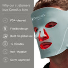 OmniluxOmnilux Men's LED Face MaskSkinShop