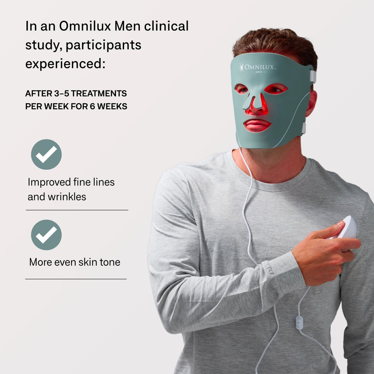 OmniluxOmnilux Men's LED Face MaskSkinShop