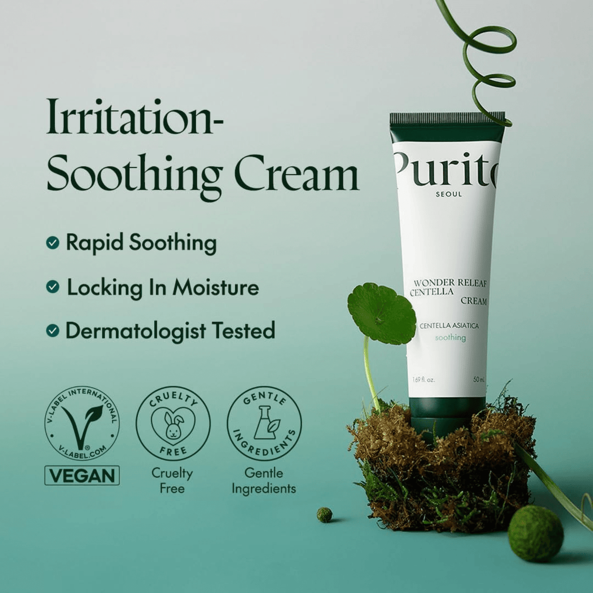 PuritoPurito Wonder Releaf Centella Cream 50mlSkinShop
