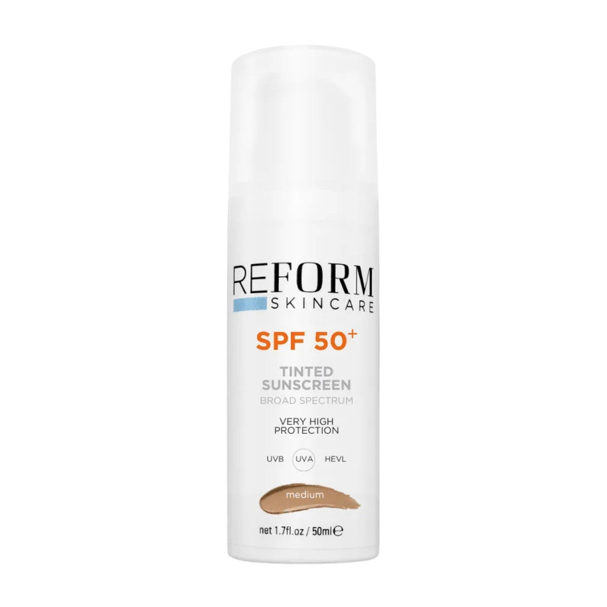 Reform SkincareReform Skincare Tinted SPF 50+ SunscreenSkinShop