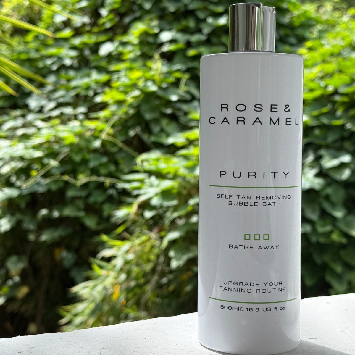 Rose & CaramelRose & Caramel Purity Bathe Away Self Tan Removing Bubble Bath 500mlSkinShop