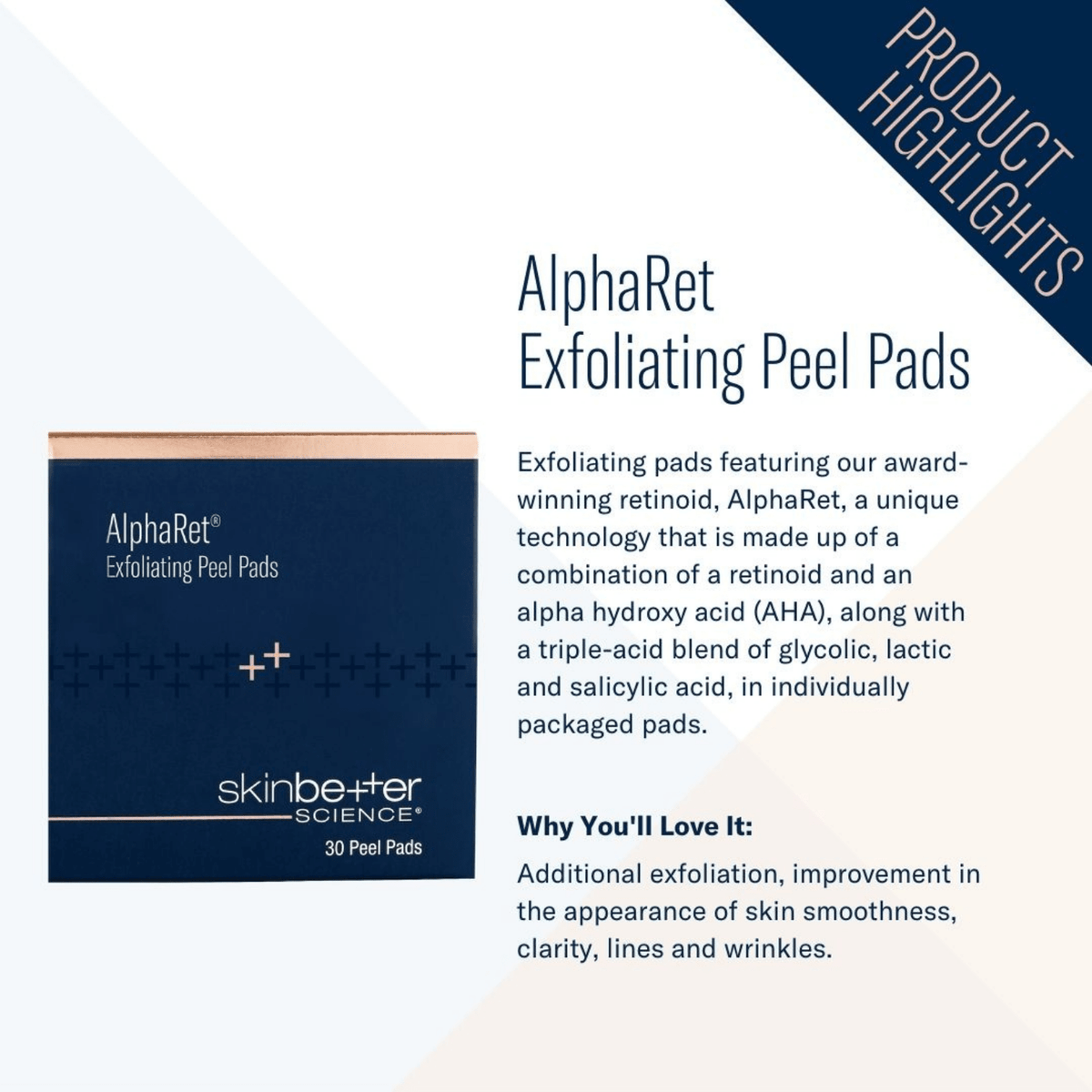 Skinbetter ScienceSkinbetter Science AlphaRet Exfoliating Peel Pads 30 PadsSkinShop