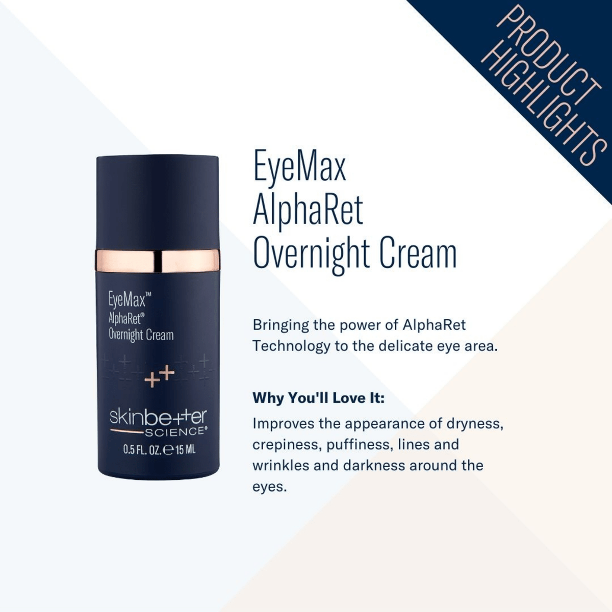 Skinbetter ScienceSkinbetter Science EyeMax AlphaRet Overnight Cream 15mlSkinShop