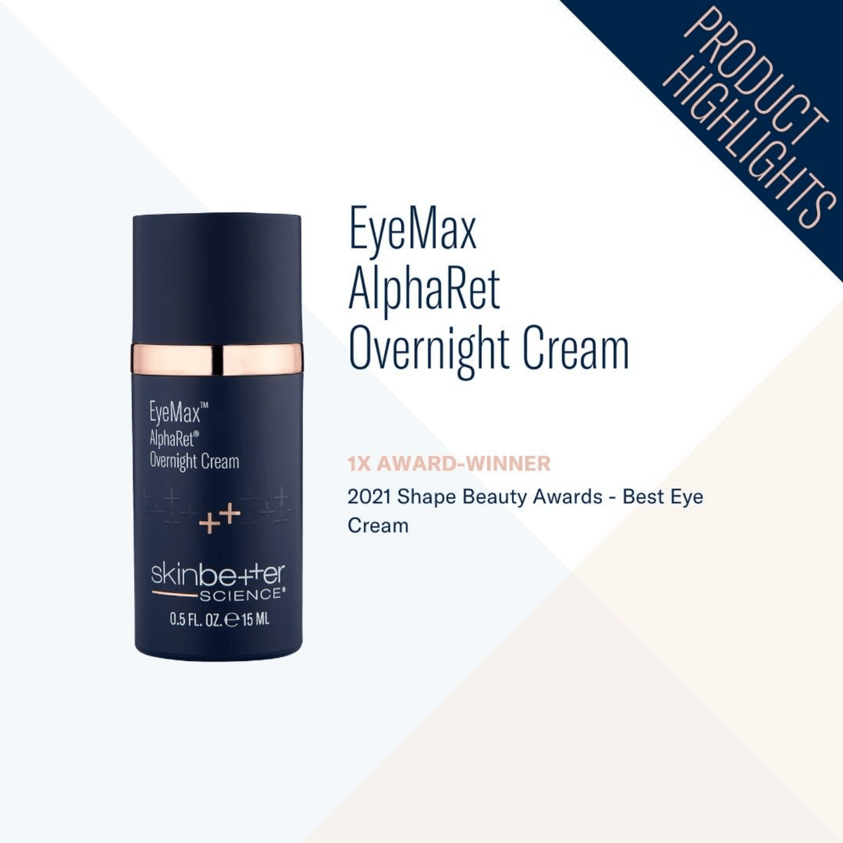 Skinbetter ScienceSkinbetter Science EyeMax AlphaRet Overnight Cream 15mlSkinShop
