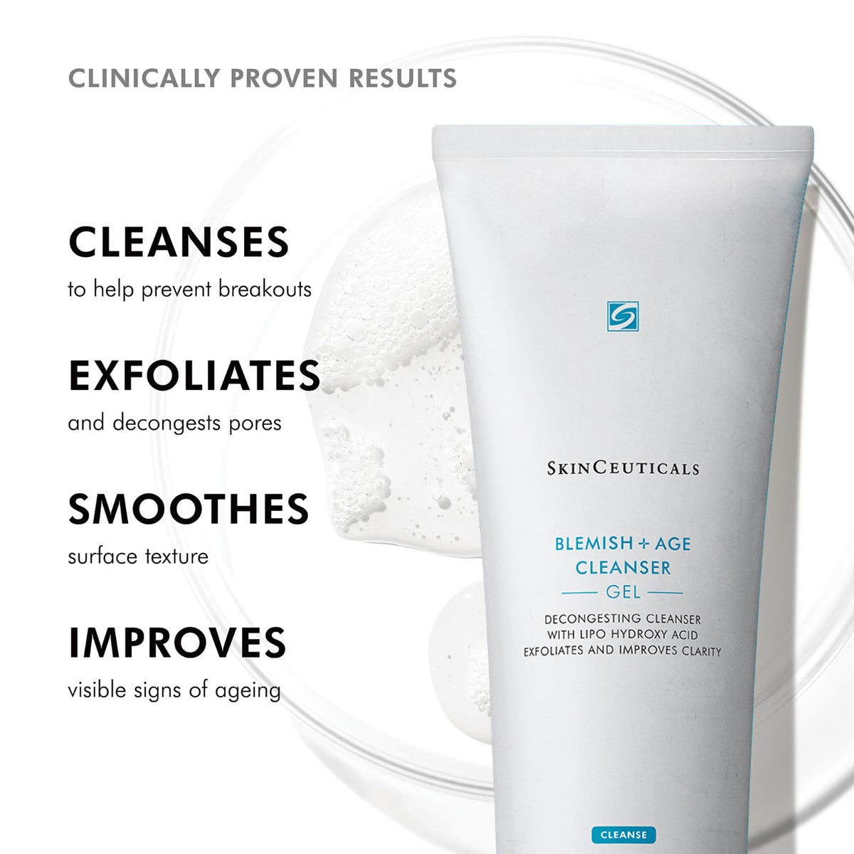 SkinCeuticalsSkinCeuticals Blemish + Age Cleansing Gel 240mlSkinShop
