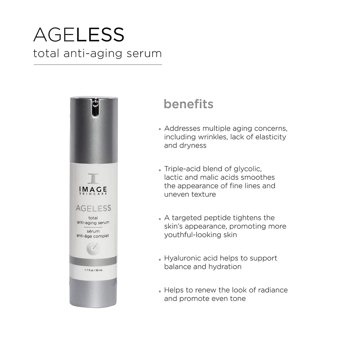Image Skincare Image Skincare | AGELESS Total Anti-Ageing Serum | 50ml - SkinShop