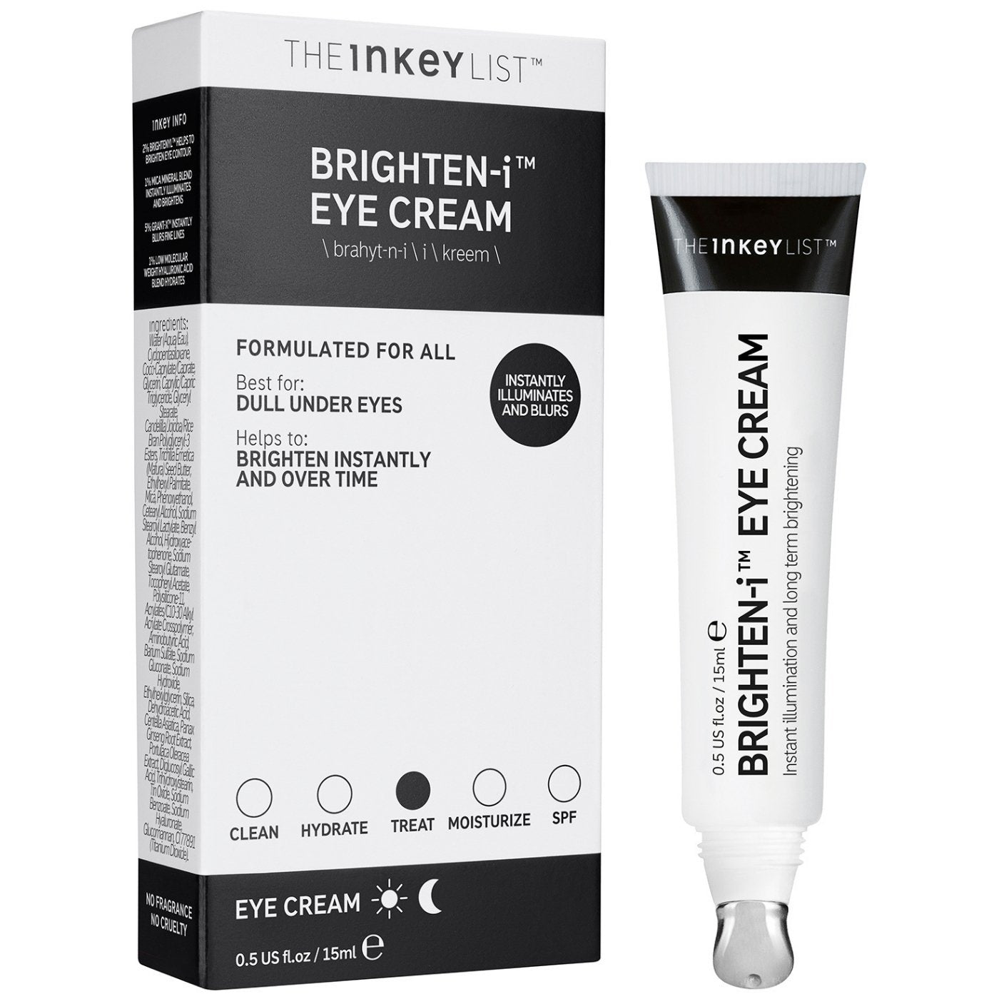 The Inkey List The Inkey List | Brighten-I Eye Cream | 15ml - SkinShop