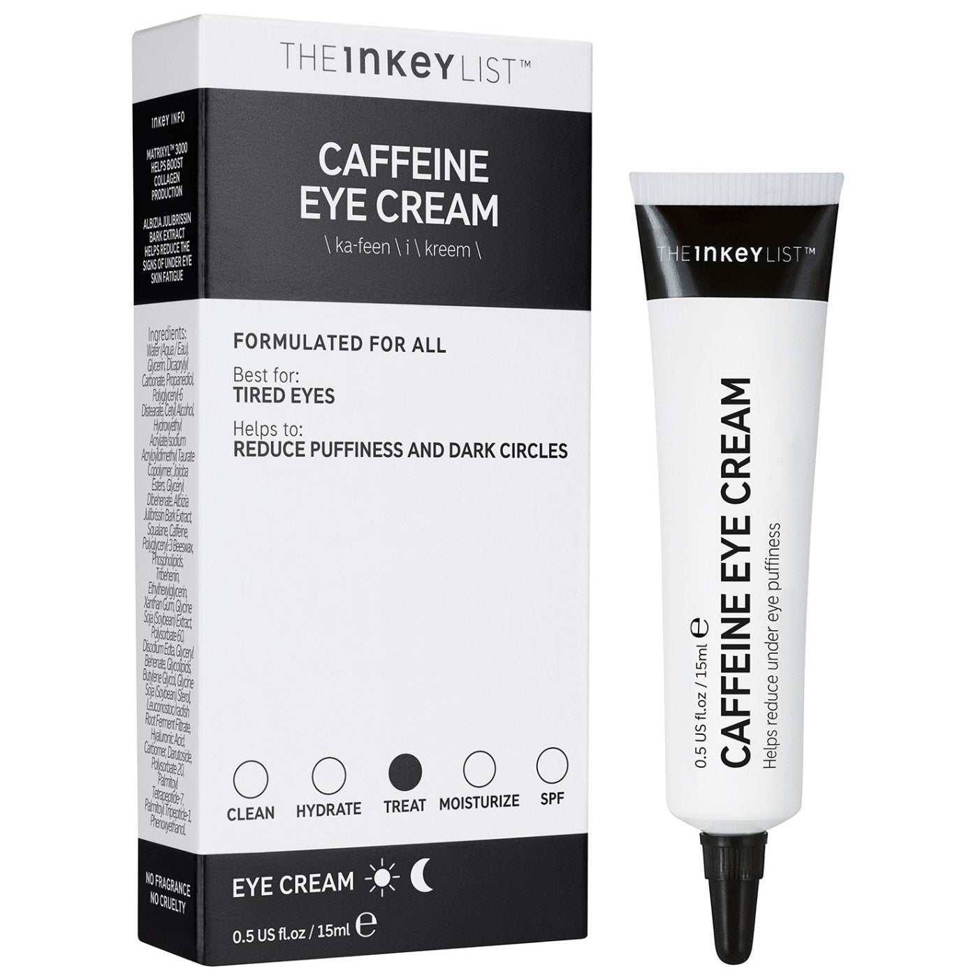 The Inkey List The Inkey List | Caffeine Eye Cream | 15ml - SkinShop