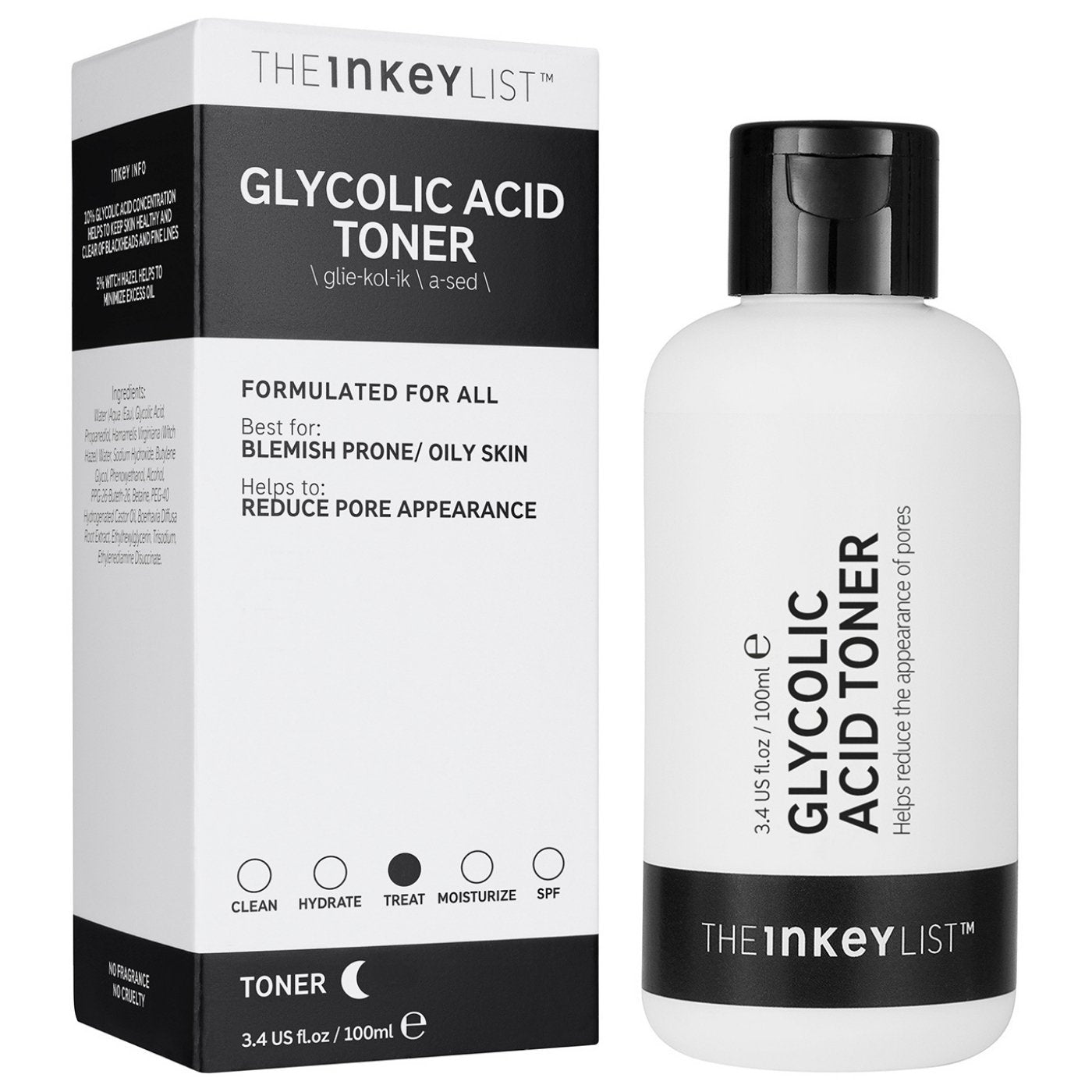 The Inkey List The Inkey List | Glycolic Acid Toner | 100ml - SkinShop