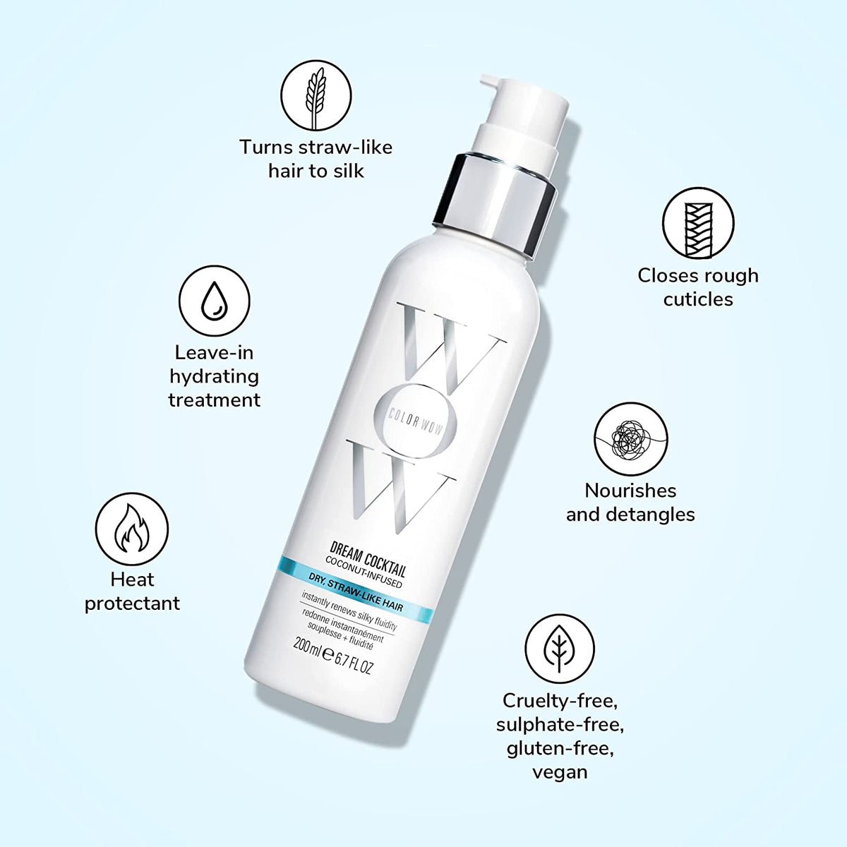 Color Wow Color Wow | Dream Cocktail Coconut-Infused 200ml - SkinShop