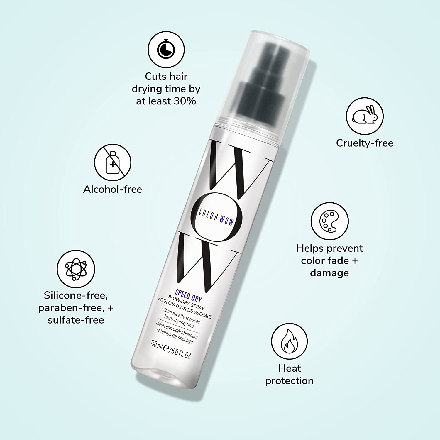 Color Wow Color Wow | Speed Dry Blow Dry Spray 150ml - SkinShop