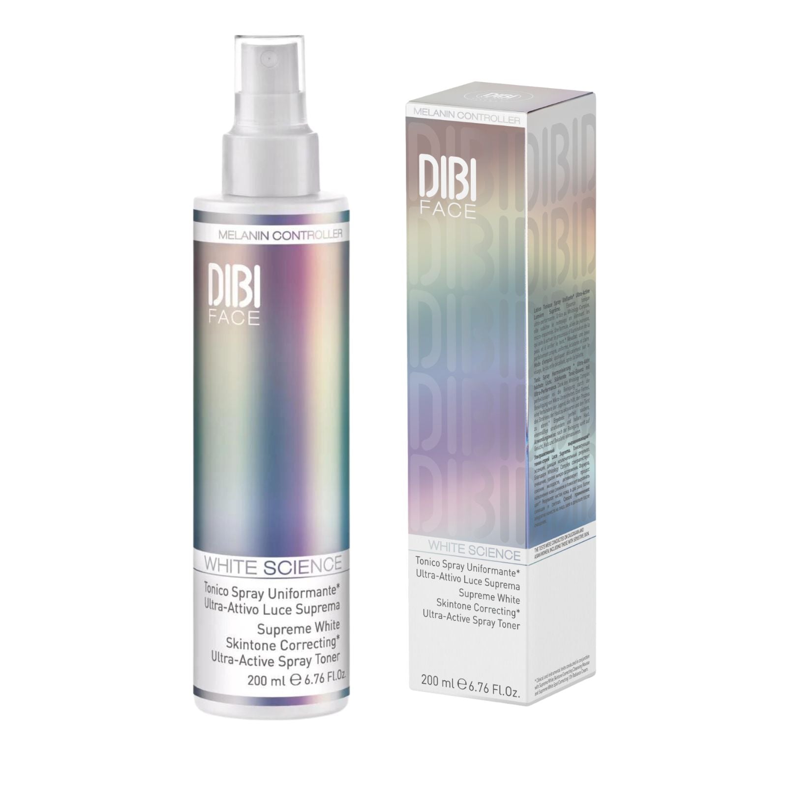 DIBI Milano White Science Spray Toner 200ml - SkinShop