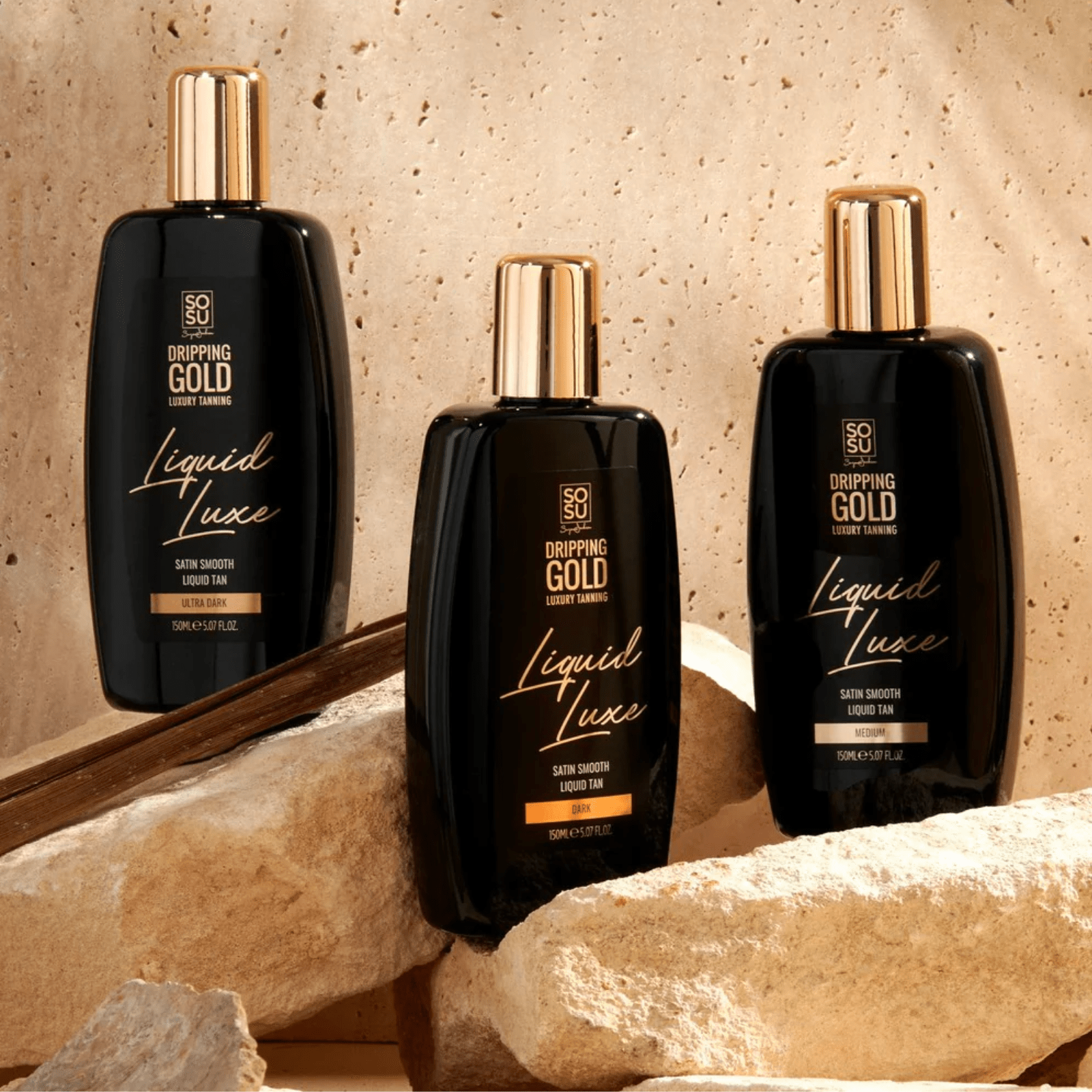 SOSUbySJ Dripping Gold Liquid Luxe Tan 150ml - SkinShop