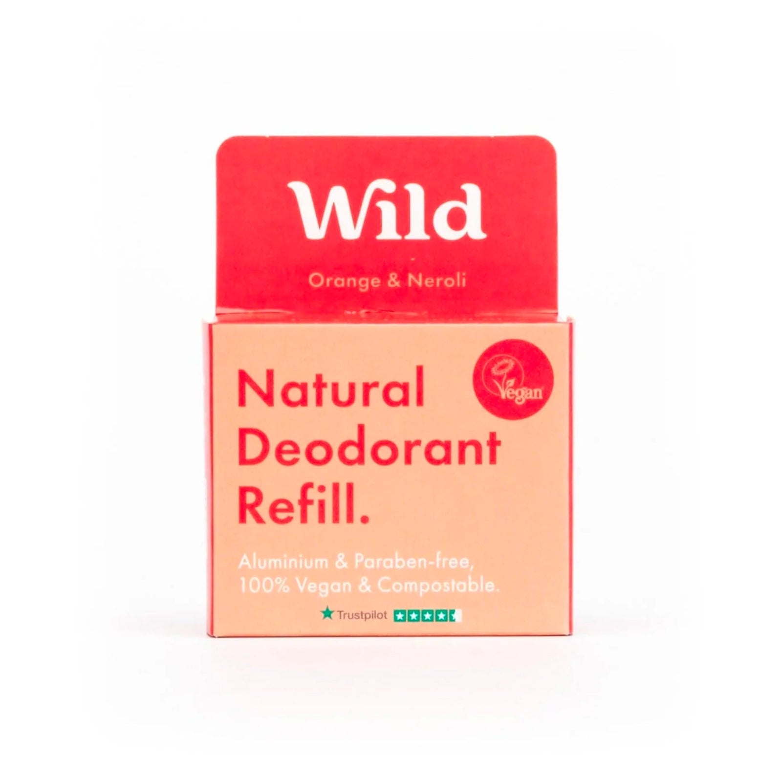 Wild Natural Deodorant Refill Orange Zest SkinShop.ie